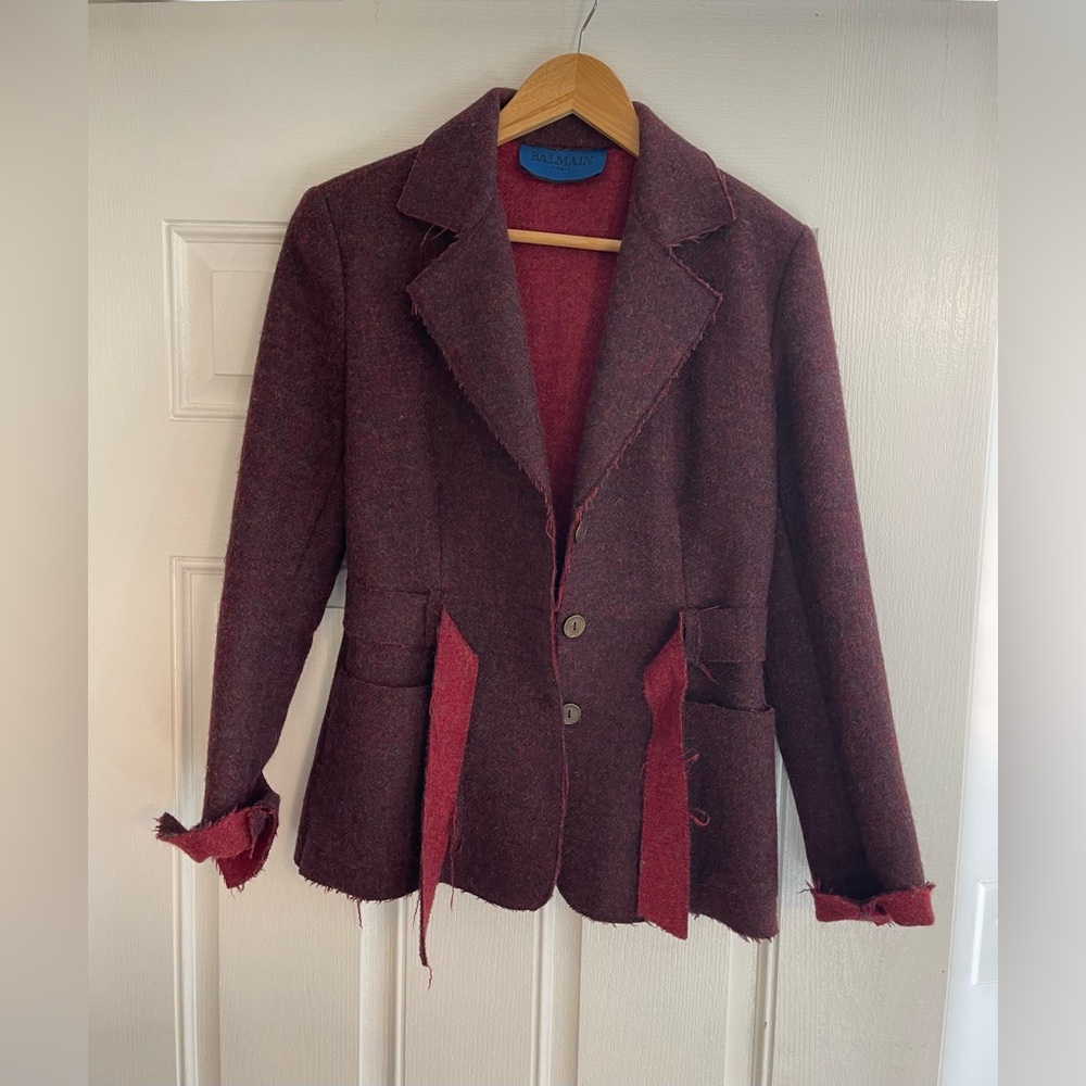 Vintage Balmain Jacket
Burgundy